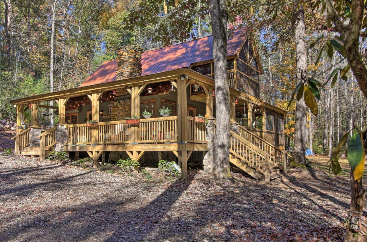 5-Acre North Georgia Mountain Retreat With Creek! Villa Sautee Nacoochee Exterior photo