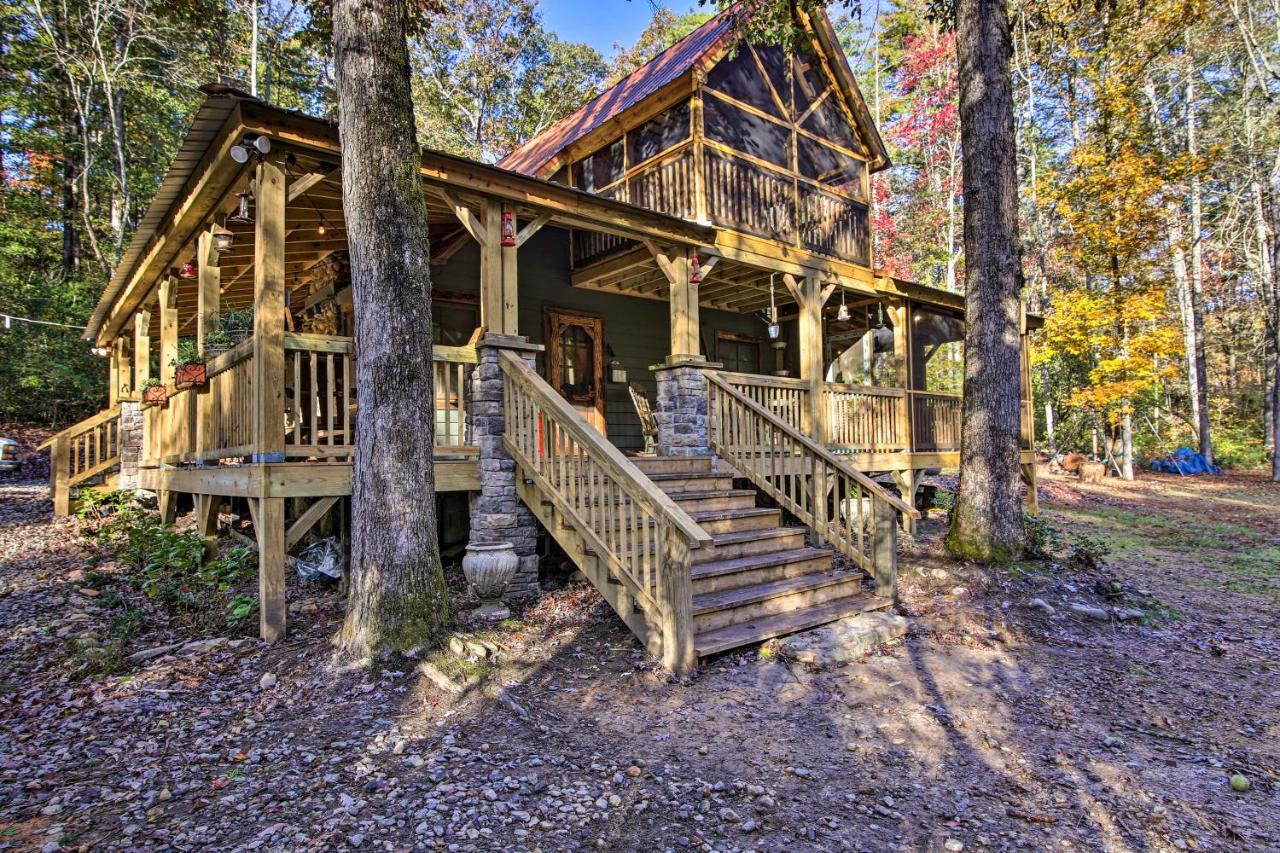 5-Acre North Georgia Mountain Retreat With Creek! Villa Sautee Nacoochee Exterior photo